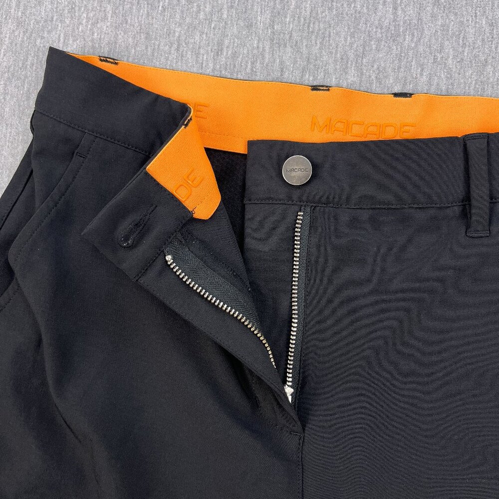 Macade 4-Way Stretch Jogger Womens 40 (L) Regular Slim-Fit Black Ankle Zip Golf - Picture 10 of 16